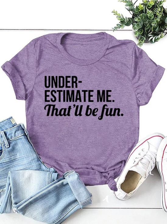 Short Sleeve Casual Printed T-shirt