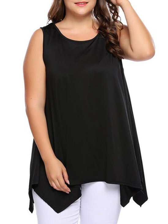 Plain Casual Loosen T-shirt