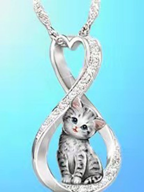 Alloy Rhinestone Necklace