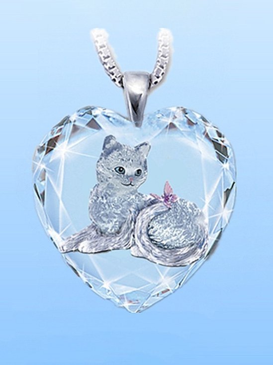 Heart Crystal Necklace