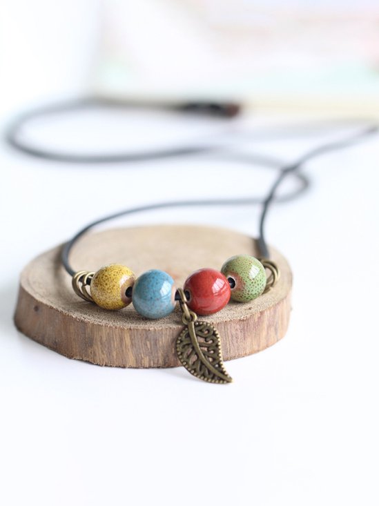 Vintage Diy Beaded Necklace