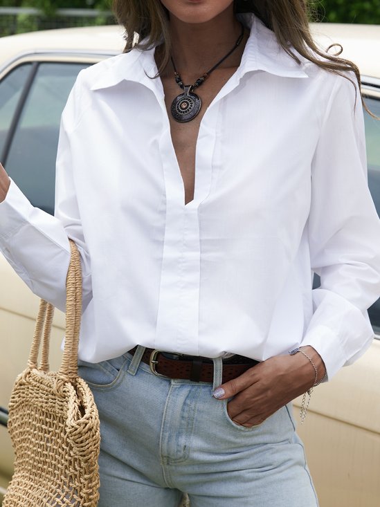 Vacation Cotton Regular Fit Shirt & Blouses