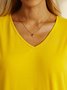 V Neck Jersey T-shirt