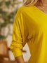 V Neck Jersey T-shirt