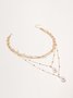 Resort Style Beach Pearl Multilayer Necklace