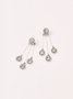 Zircon Tassel Earrings Dress Jewelry