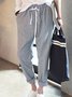 Printed Casual Linen Pants