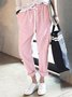 Printed Casual Linen Pants