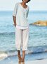Casual Cotton Loosen Pants