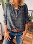 Loosen Floral Casual Shirt & Blouses