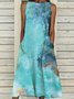 Printed Elegant Regular Fit Pockets Dress
