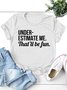 Short Sleeve Casual Printed T-shirt