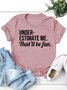Short Sleeve Casual Printed T-shirt