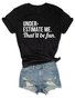 Short Sleeve Casual Printed T-shirt