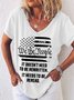Casual Round Neck Loosen T-shirt