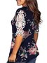 Loosen V Neck Casual T-shirt