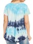Cotton Casual V Neck Loosen T-shirt