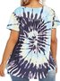 Cotton Casual V Neck Loosen T-shirt