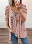 Loosen Casual Round Neck T-shirt