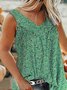 Loosen Floral Casual Tank & Cami