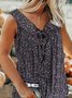 Loosen Floral Casual Tank & Cami