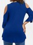 Casual Regular Fit Cotton Plain T-shirt