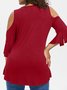 Casual Regular Fit Cotton Plain T-shirt
