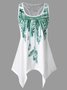 Casual Crew Neck Tank & Cami