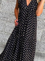 Loosen Boho V Neck Casual Dress