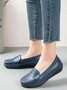 Cowhide Leather Flats