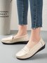 Cowhide Leather Flats