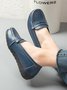 Cowhide Leather Flats