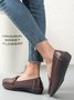 Cowhide Leather Flats