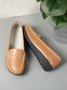 Cowhide Leather Flats