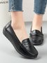 Cowhide Leather Flats
