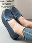 Cowhide Leather Flats