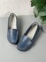 Cowhide Leather Flats