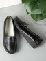 Cowhide Leather Flats
