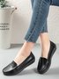 Cowhide Leather Flats