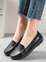 Cowhide Leather Flats