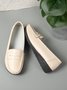 Cowhide Leather Flats