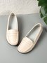 Cowhide Leather Flats