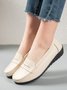 Cowhide Leather Flats