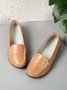 Cowhide Leather Flats