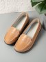 Cowhide Leather Flats