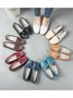 Cowhide Leather Flats