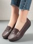 Cowhide Leather Flats