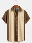 Striped Casual Shirt Collar Casual Shirt