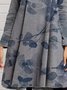 High Neck Plants Vintage Fall Dress