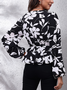 Floral Casual Loosen Long Sleeve Top